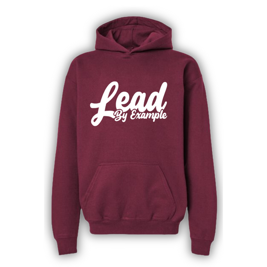 LBE SCRIPT HOODIE MAROON